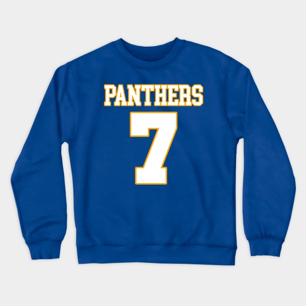 Matt Saracen Jersey (Front & Back Print) Friday Night Lights Fan Art Crewneck Sweatshirt by darklordpug